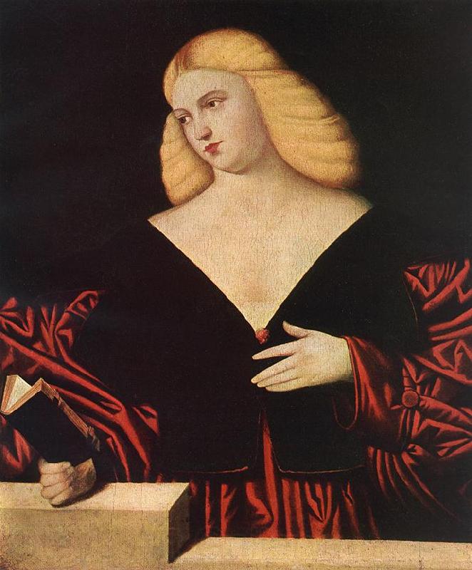 LICINIO, Bernardino Portrait of a Woman t09 Norge oil painting art